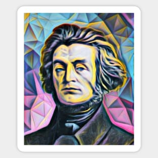 Adam Mickiewicz Portrait | Adam Mickiewicz Artwork 10 Sticker